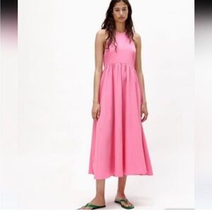 Zara pink halter dress
